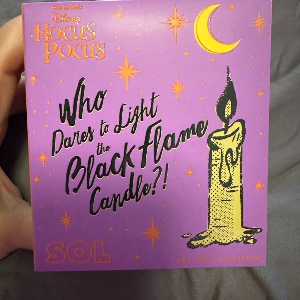 Limited Edition Colourpop X  Hocus Pocus Black Flame Candle